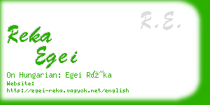 reka egei business card